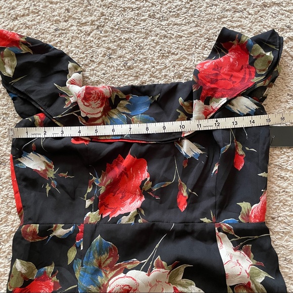 Lulu’s Medium I Care Off Shoulder Floral Dress - Picture 7 of 12
